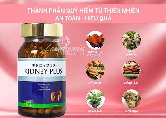 Bổ thận Kidney Plus Premium Jpanwell của Nhật Bản 60 viên 27 Bổ thận Kidney Plus Premium Jpanwell của Nhật Bản 60 viên 27